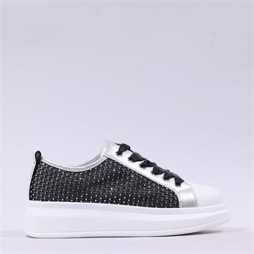 Una Healy Lollipop Stud Mesh Trainer - Vinyl